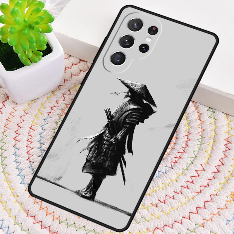 Japan Samurai Art Silicone Phone Case For Samsung Galaxy note 10 pro S26 S25 S24 S23 S22 S21 Plus S25Ultra Capa Cover