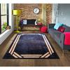 Tapis de salon REBELLE, Noir Dimensions - 160x230