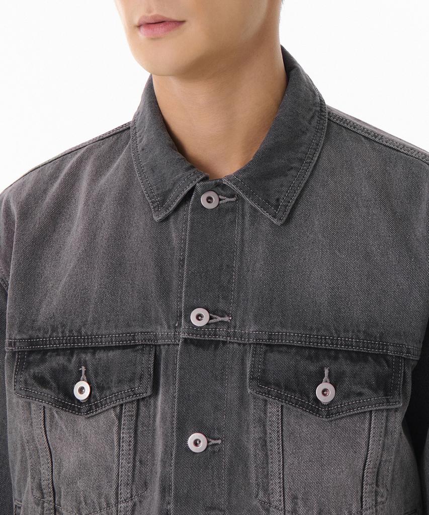 Musinsa Standard Relaxed Denim Trucker Jacket [Grey]