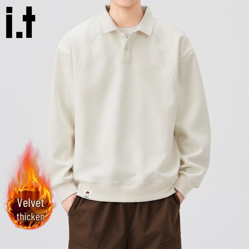 Men's American Style Retro Polo Sweatshirt