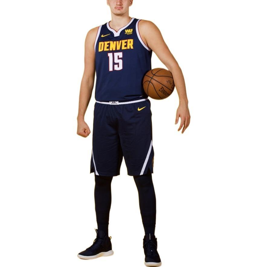 Nike NBA Basketball Sports Jersey Vest Denver Nuggets Jokic 15 Navy Blue Dark Blue Men's CW3663-420
