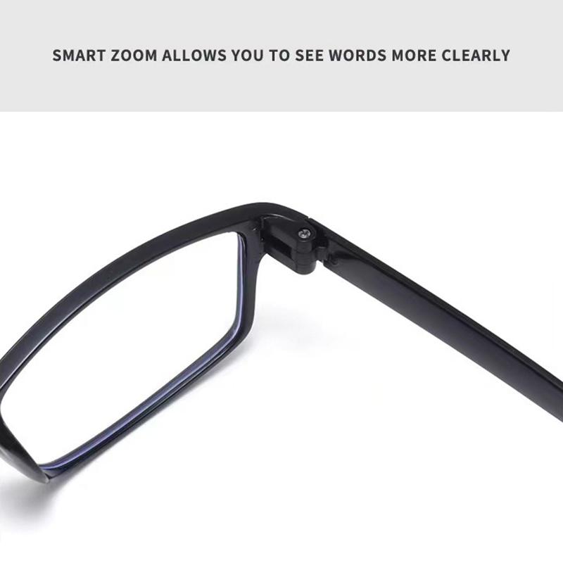 Ultra Clear Lenses Anti-Blue Reading Glasses For Men And Women Hd Telephoto Glasses  Smart Zoom Reading Glasses