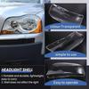 1 Pair Transparent PC Material Left Front Car Headlight Cover for VW