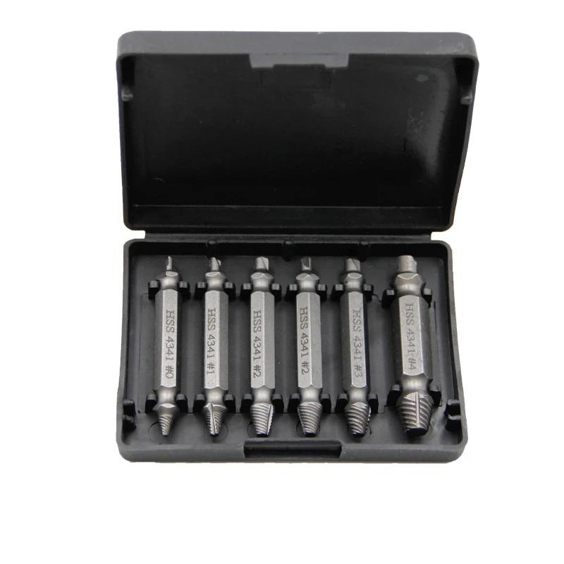 Extractor Double Head Screw Slide Tooth Removal Tool S2 Screwdriver Screwdriver Screwdriver Head Broken Wire Set