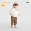 Balabala Boys' Fleece-Lined Hooded Two-Piece Set