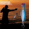 Fishing Lures Lifelike Popper Bait Swimbaits with Treble Hook (Purple&Blue)