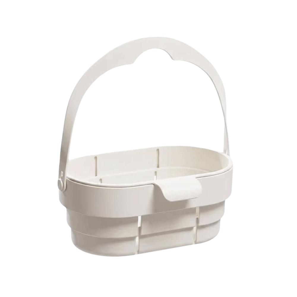 Hanging Food Residue Filter Basket Collapsible Fruit Washing Basket Vegetable Basket Household