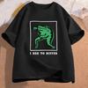 Funny Frog Knife I Beg To Differ Graphic Print T-Shirt
