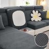 Jacquard Sofa Seat Cover Plain Stretch Couch Cushion Case Folar Fleece Solid Sofa Covers Living Room Sofa Furniture Protector