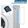 EASTTOWEST Magnetic Hanger Organizer Stacker,Clothes Hanger Storage Rack,Hanger Holder for Closet Laundry Room Washing Machine,White