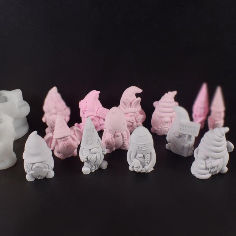 Multifuntional Dwarf Silicone Mold Resin Crafting Mold Handmade Supplies for Crafting Candle and Decorative Creation