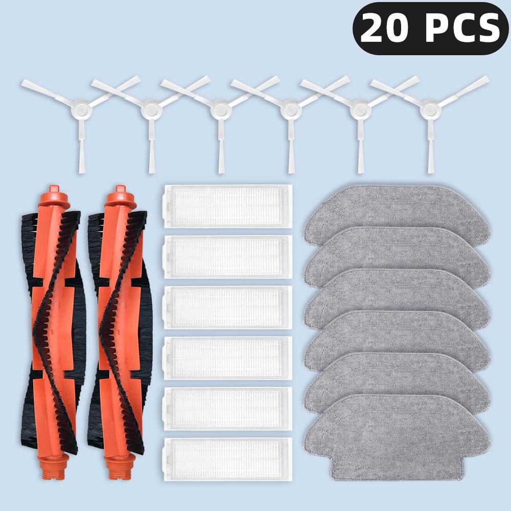 Compatible For Xiaomi Robot Vacuum T12 / S12 / S10 B106GL Spare Parts Filter Main Side Brush  Mop Cloth Accessories Consumables