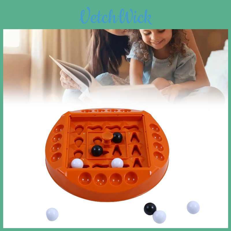 Plastic Logic Board Game With Rotating Tracks For Kids And Family Interactive Play