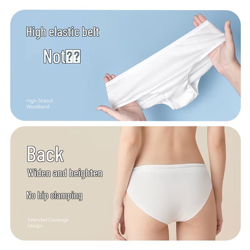BANANA TRIP Women's Disposable Cotton Underwear