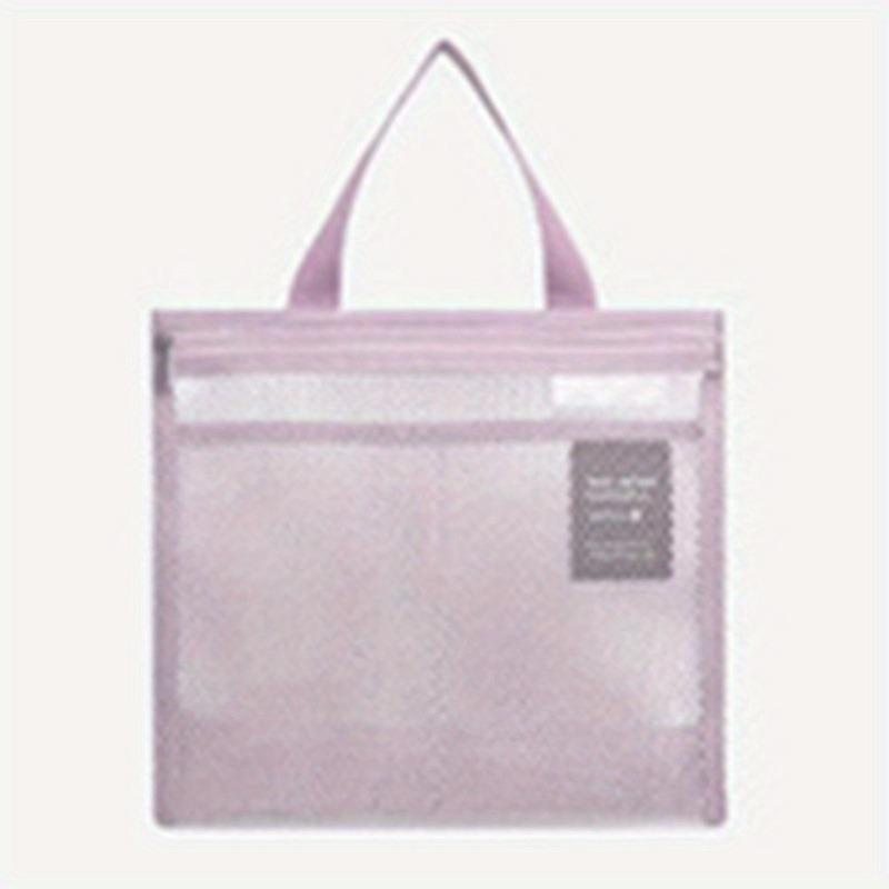 Handheld Makeup Bag Mesh Shower Bag Fitness Bag Miscellaneous Storage Bag Travel Portable Toiletries Bag
