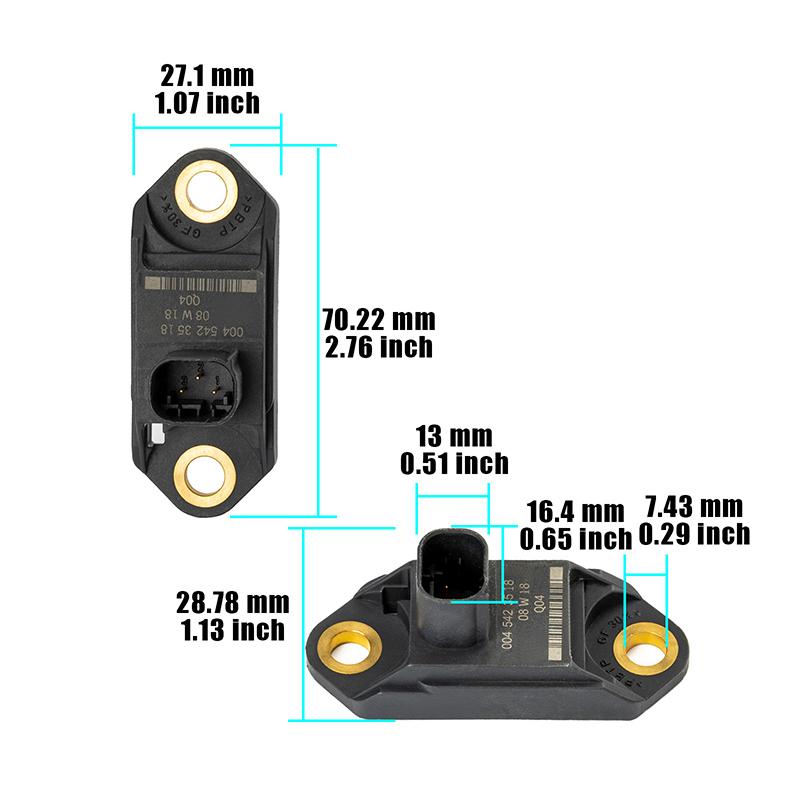 New Acceleration Suspension Vertical Sensor A0045423518 0055421218 For Mercedes-Benz CLS SL 2007-2014 0045423518 004 542 35 18
