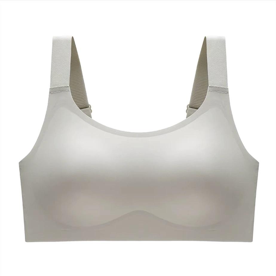 Large Size Seamless Bra for Women Comfortable Without Steel Rims with Adjustable Breasts and Anti Sagging Underwear