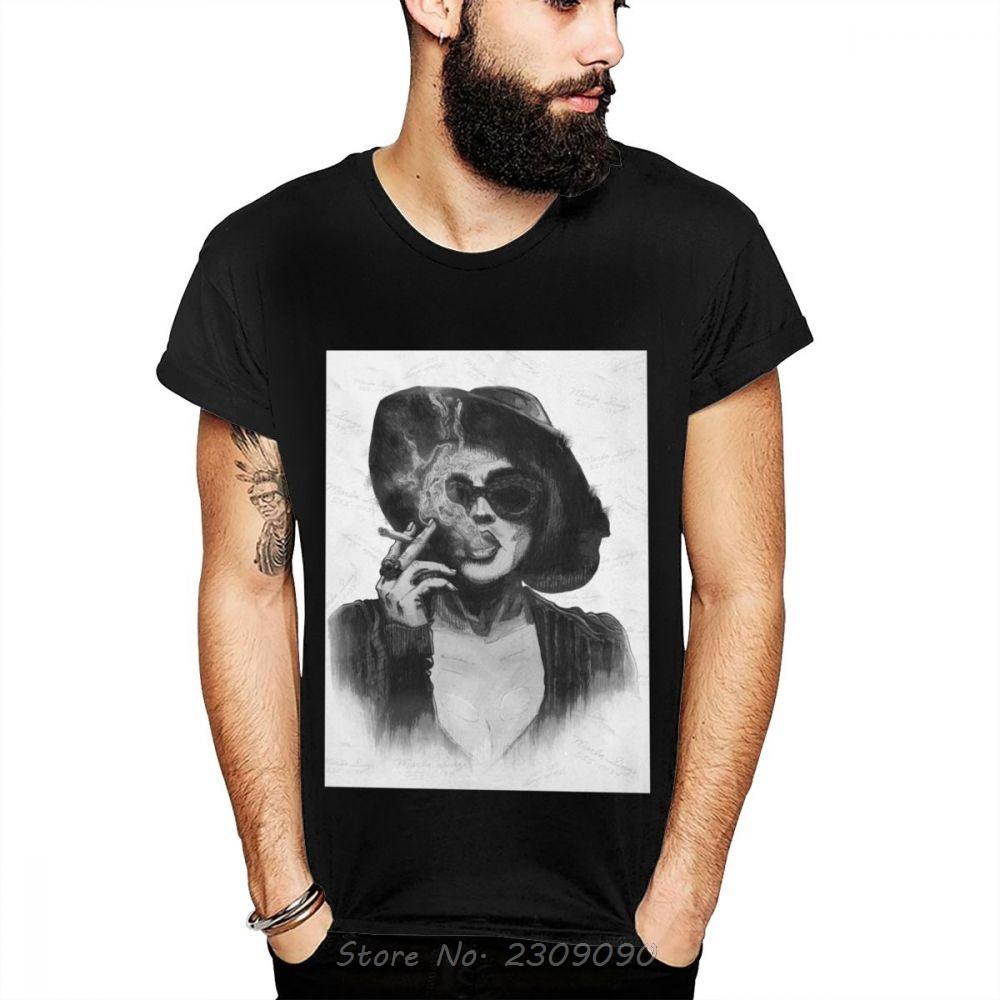 

Marla Singer Illustration Fight Club T-shirt Men Classic O-Neck T Shirt Geek Men s Vintage Organic Cotton Tshirt Funny Harajuku 5XL різнокольоровий