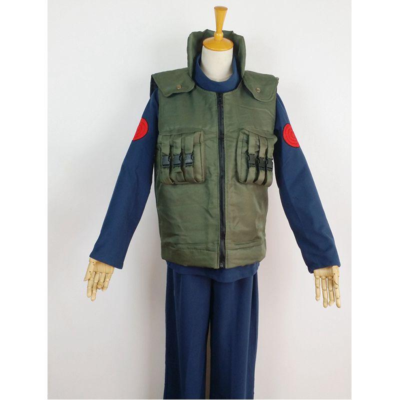 Premium Quality New Naruto Cosplay Costume Kakashi Hatake Full Suit For Halloween