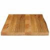 Vidaxl Blat Stołu Z Naturalną Krawędzią, 80X60X3,8 Cm, Drewno Mango