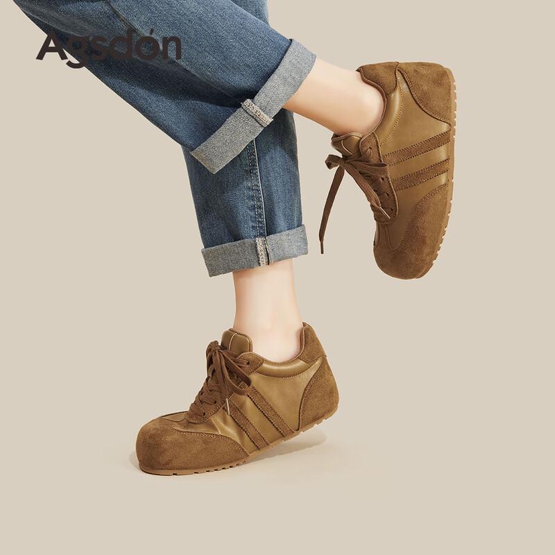Agsdon Women s Retro German Training Sneakers 39