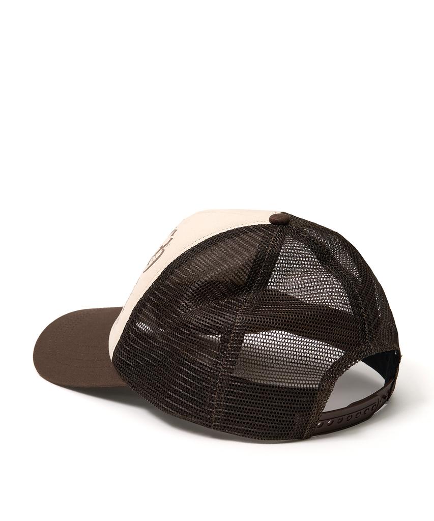 Pichibeullaeg Logo Printing Trucker Cap (Brown)