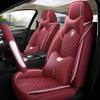 Universal Leather Car Seat Cover & Cushion for All Seasons - Winter Model