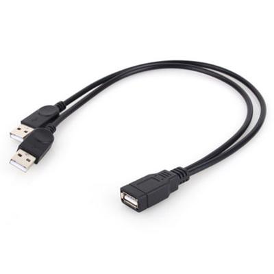 Cablu prelungitor de încărcare Usb 2.0 1 mamă la 2 masculi Y-Splitter pentru sincronizarea datelor