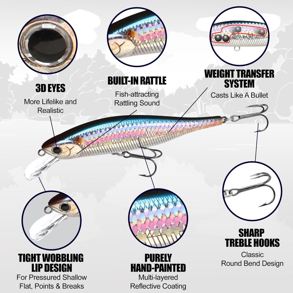 LUCKY CRAFT Lightning Pointer 98XR BE (269 Gill)