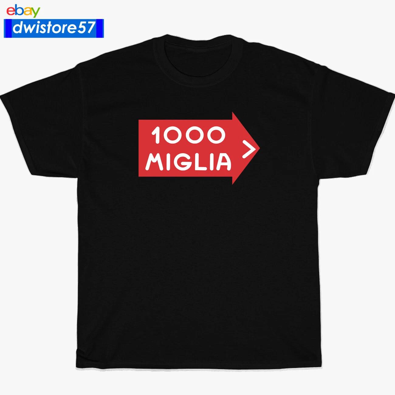 

New Mille Miglia T-Shirt Logo Many Colors S to 5XL Made In USA 3XL
