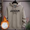 Men's 420G Heavyweight Plus Velvet Hoodie - Loose, Thickened, Warm, Autumn/Winter Sweatshirt for Couples