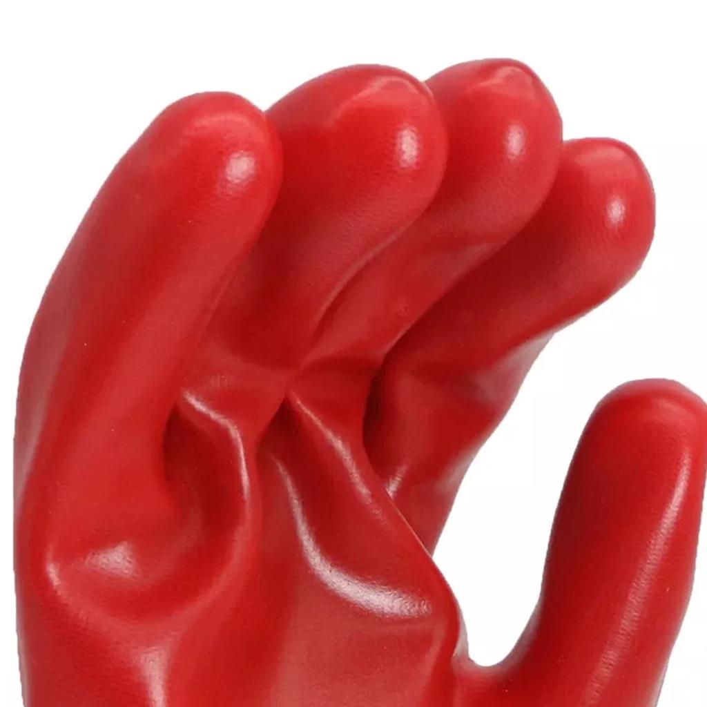 Kingfisher Red Rubber Glove Knit Wrist