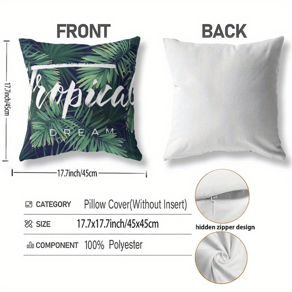 Nordic Floral Cushion Cover 2D Peach Skin Pillow Case Flower Daisy Tulip Decorative Throw Pillows Sofa Home Decor Living Room