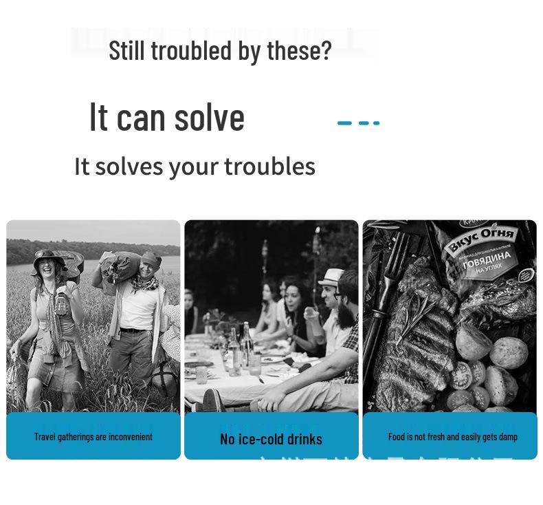 Insulated Waterproof Picnic Backpack with Beer Storage, 24-28L Capacity