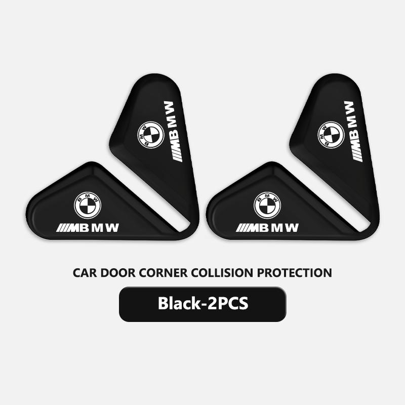 FA42/4pcs Car Door Corner Protective Anti-collision Guard Covers For BMW Performance M E87 E30 E46 E28 F35 G20 E93 F20 X3 X