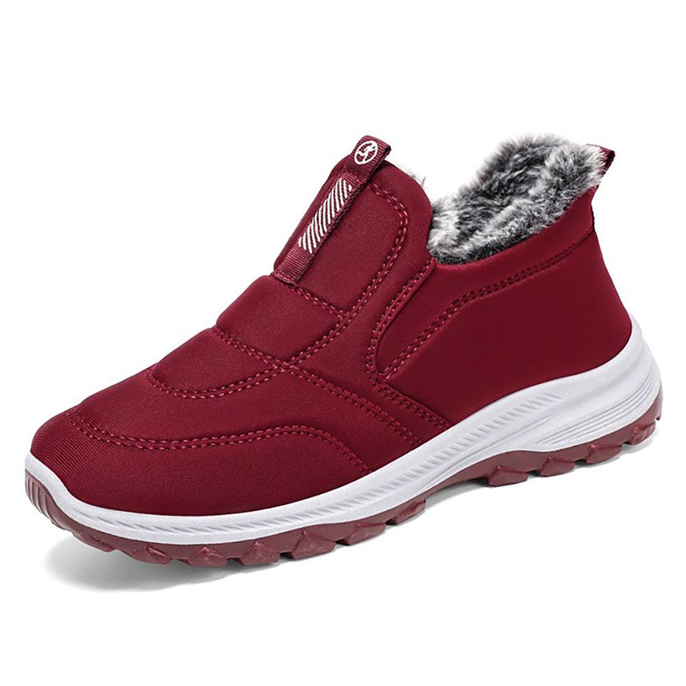 Cotton Shoes Women's Autumn and Winter New Women's Shoes Boots Warm and Comfortable Mother Shoes Piled Thickened Snow Boots