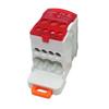 UKK80 Single-Stage Splitter Box Wire Connector Split Din Rail Terminal Block Junction Box Power Wire Electrical Connector