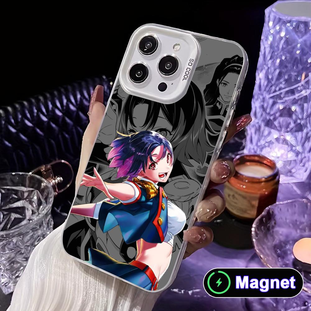 Mato seihei Yakumo Ezo White Translucent MagSafe Mobile Phone Case for iPhone 17 16 15 14 13 12 11 X XR XS Air Pro Max Plus