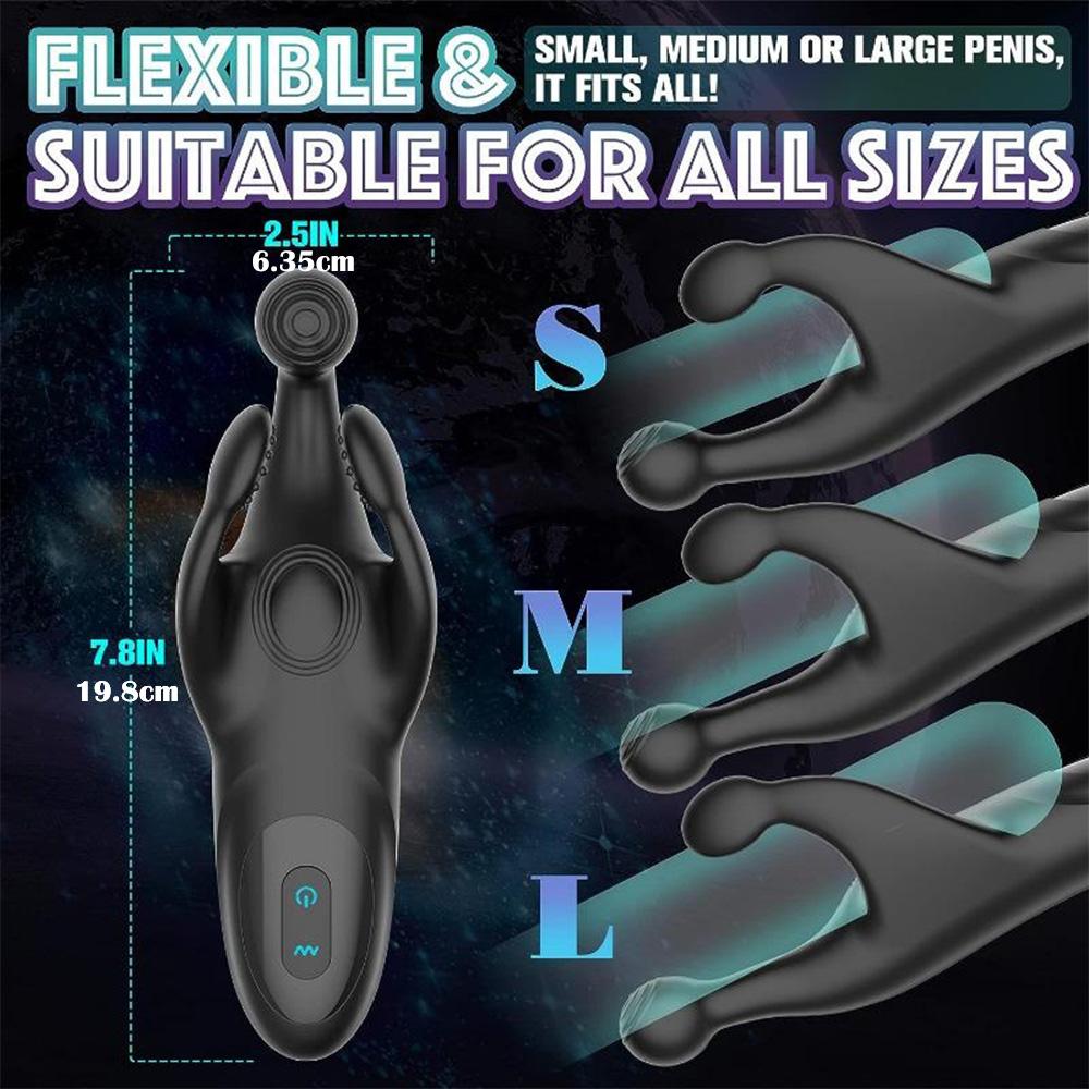 Male Stroker Glans Trainer Stimulator Adult Toys for Men Electric Penis Massager Delay Trainer Exerciser Vibrations Stimulator Adult Sex Toy