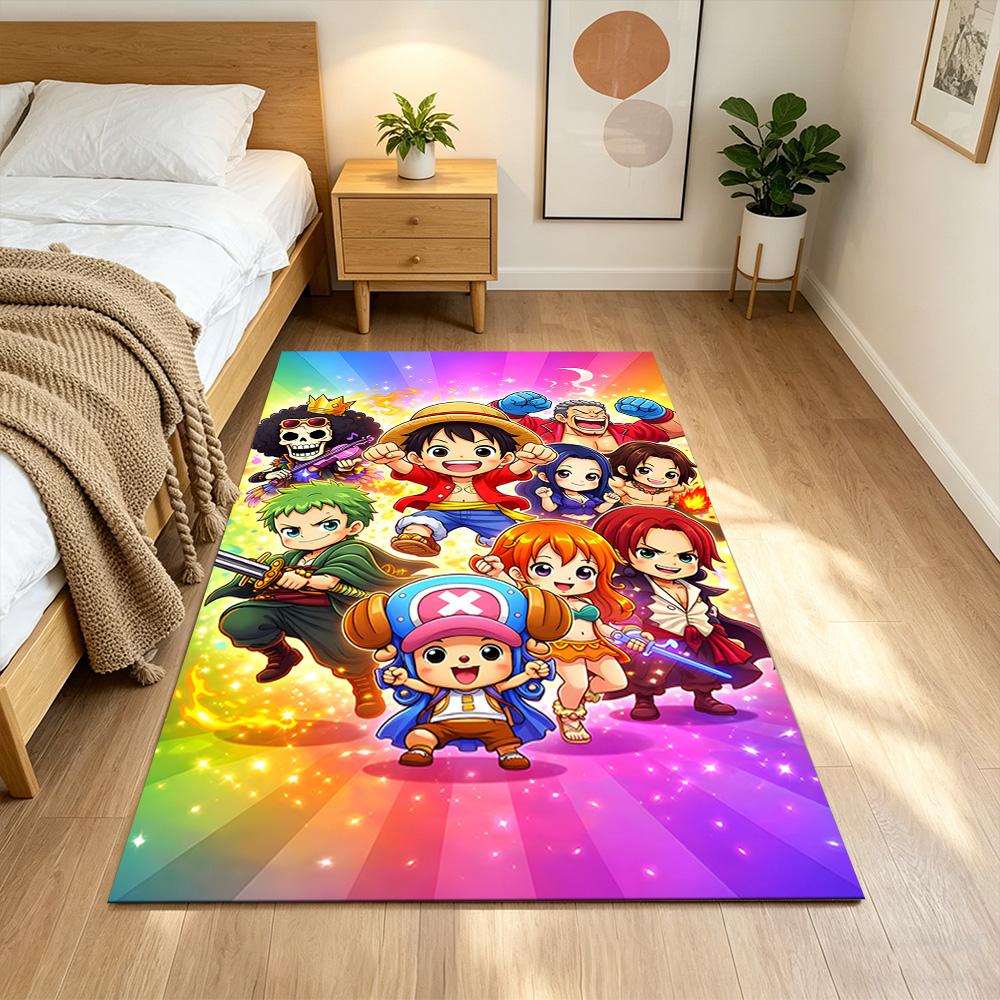 One Piece Adventure Journey Non-Slip Home Carpet Design for Office Decor Living Room Gift