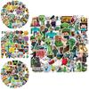 Minecraft 50pcs Game Stickers Pvc Waterproof Lapyop Bike Luggage Suitcase Decals