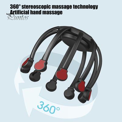 Electric Scalp Massager 3 Adjustable Intensity Modes 10-Claw Design Low Noise Rechargeable Wireless Electric Head Massager