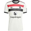 adidas Manchester United 24/25 Third Authentic Asia Sizing 'White Red' Men's IY7814