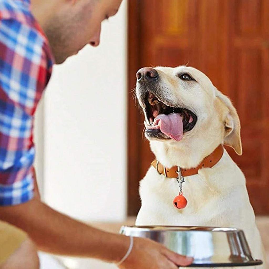 Cat Pendant Bell Pet Collar Bell Pendant Sound Positioning Dog Copper Bell Pendant Metal Pet Necklace Decoration Accessorie