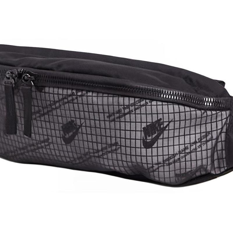 Nike Nylon Fabric Sling Bag Crossbody Bag Fanny Pack Regular Unisex Black Casual CK7446-010