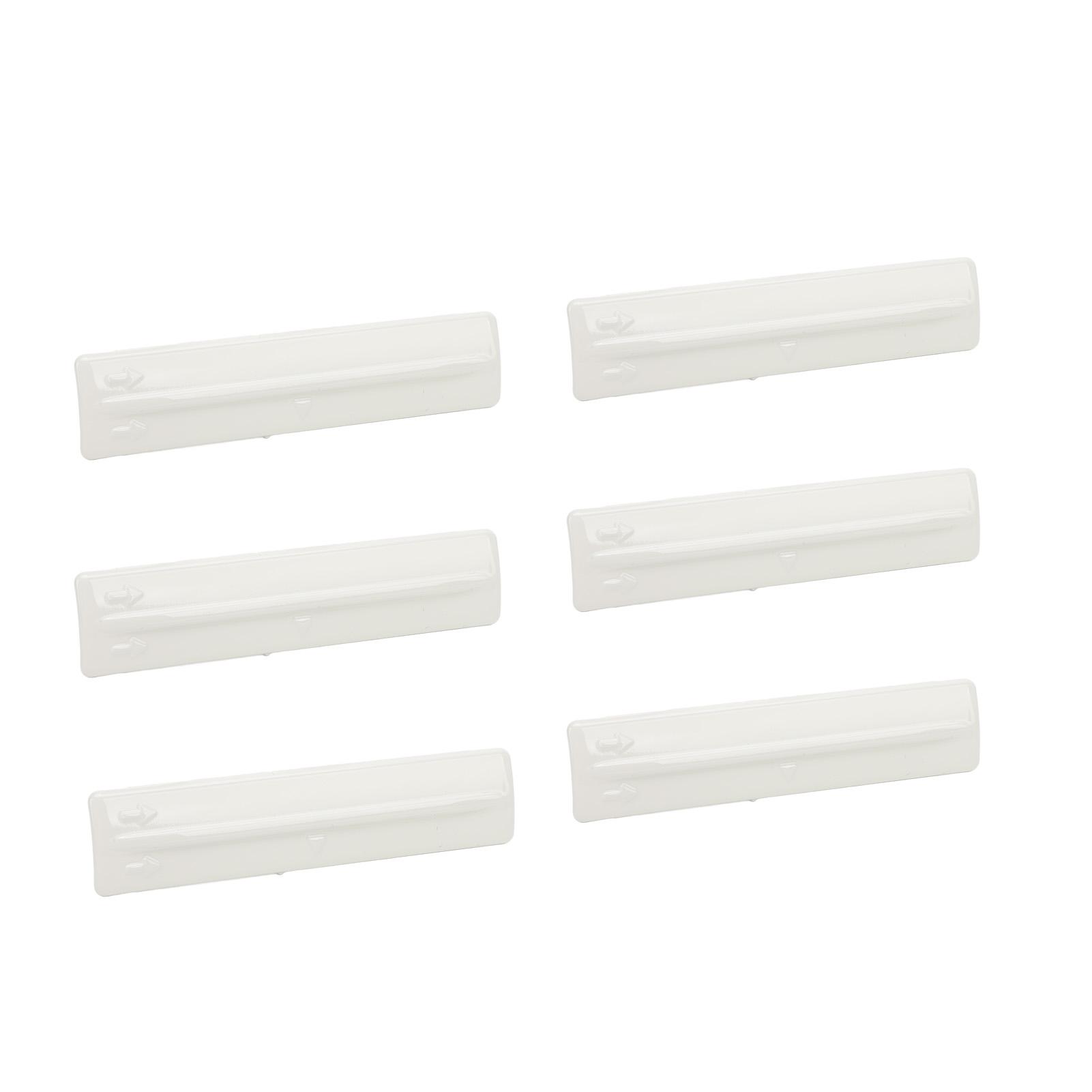 

6PCS Roof Rack Removal Cover High Strength ABS Roof Drip Rack Molding Trim Clips Set for Fj Cruiser 2007‑2014 White OE: