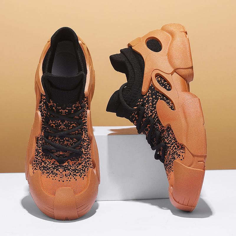 High-top Socks Shoes Octopus Breathable Mesh Men Sneakers Comfortable Thick Sole Running Sports Shoes Trend Walking Footwear