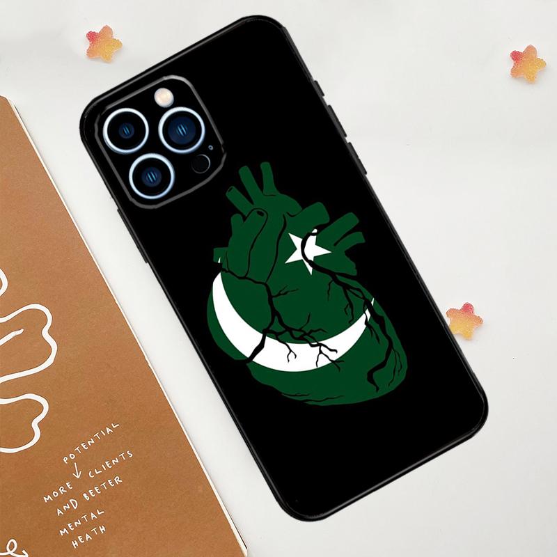 Pakistan Paspoort Vlag Telefoonhoesje Voor iPhone 15 16 14 13 12 11 Pro Max Mini Plus XS X XR Achterkant