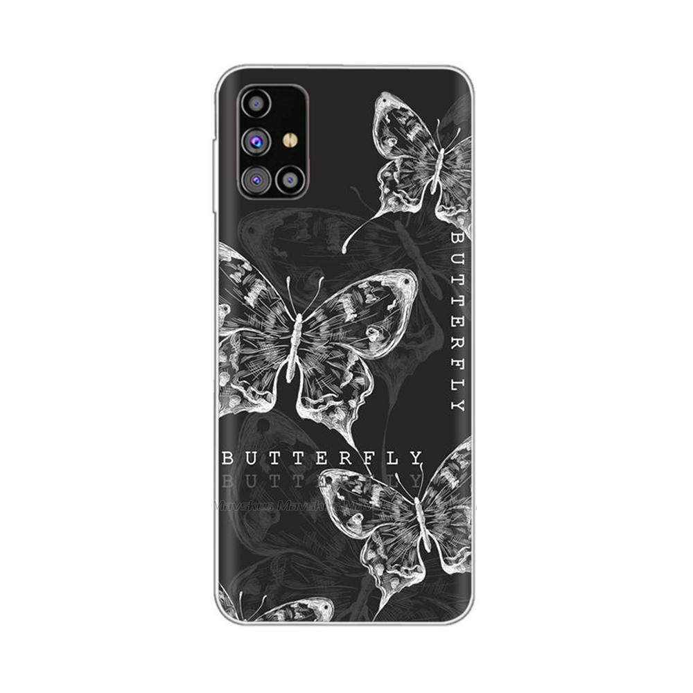 For Samsung Galaxy M31S Case SM-M317F M 31s Back Cover Cartoon Painted Silicone Soft TPU Phone Cases For Samsung M31s M317 Funda