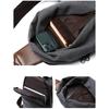 Men Canvas Chest Bag Large Capacity Crossbody Bags Retro Shoulder Bag Casual Student Messenger Bag